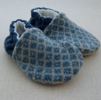 Vintage Blue/Cream Fair Isle, sz 12-18m Vintage Blue/Cream Fair Isle, sz 12-18m