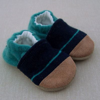 Navy/Aqua Stripe, sz 12-18m Navy/Aqua Stripe, sz 12-18m