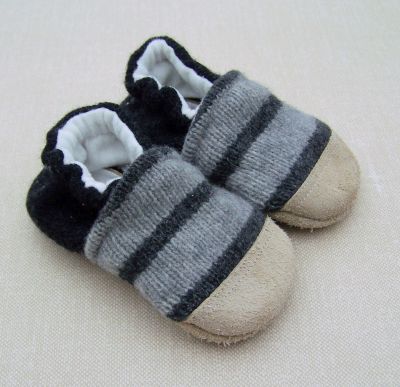 Charcoal Stripe 1, sz 12-18m Charcoal Stripe 1, sz 12-18m