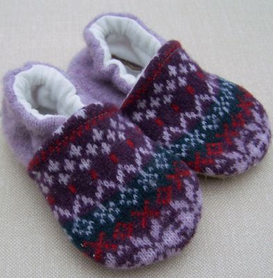 Purple Fair Isle, sz 12-18m Purple Fair Isle, sz 12-18m