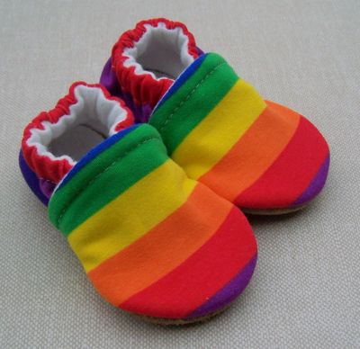 Rainbow Stripe, Ready to Ship, sz 3-6m Rainbow Stripe, Ready to Ship, sz 3-6m