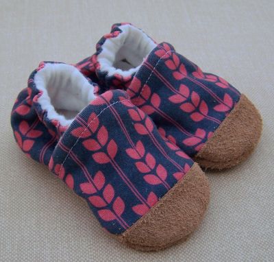 Navy/Rose Wheat, Ready to Ship, sz 6-12m Navy/Rose Wheat, Ready to Ship, sz 6-12m
