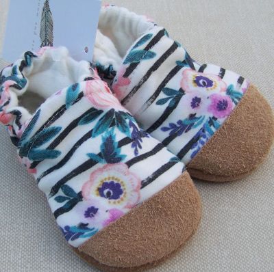 Black/White Stripe Floral, Ready to Ship, sz 3T Black/White Stripe Floral, Ready to Ship, sz 3T