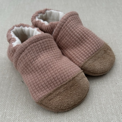 Rosewood Waffle Weave, ORGANIC